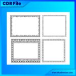 Border Design CDR File Border CDR File CorelDRAW Border Design Editable Border Template Decorative Border Design Vector Border File Print Ready Border