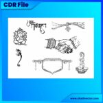 Marriage Clipart, shadi Clipart, Hindu Shadi Clipart CDR File, CDR File